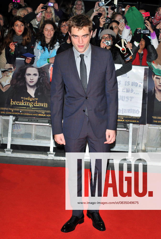 Robert Pattinson The Twilight Saga: Breaking Dawn 2 European Premiere held at the Empire, Leicester Square - Arrivals. London, England - 14.11.12, London, United Kingdom WENN 4175431