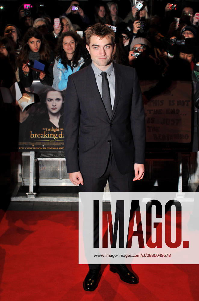 Robert Pattinson The Twilight Saga: Breaking Dawn 2 European Premiere held at the Empire, Leicester Square - Arrivals. London, England - 14.11.12, London, United Kingdom WENN 4175432