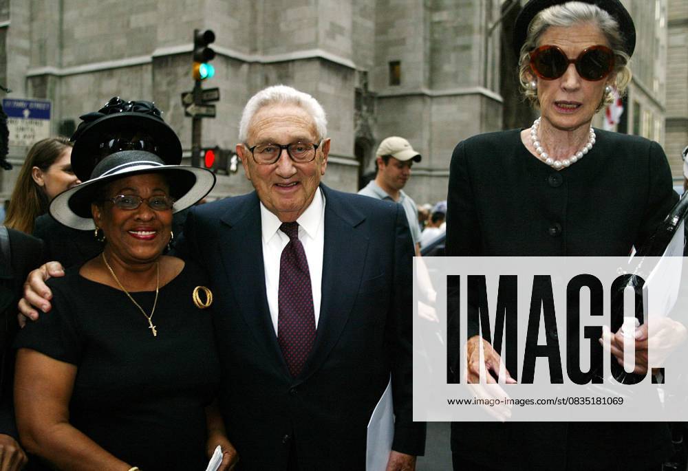 Beverly Thompson, Henry Kissinger, Nancy Kissinger The funeral of Brooke Astor at St. Thomas Church in Manhattan. The philanthropist and high-society fixture died Monday (13Aug07) of pneumonia at 105 and is to be buried in a cemetery in Sleepy Hollow, near her estate overlooking the Hudson River., New York City, United States HRC WENN 5003763