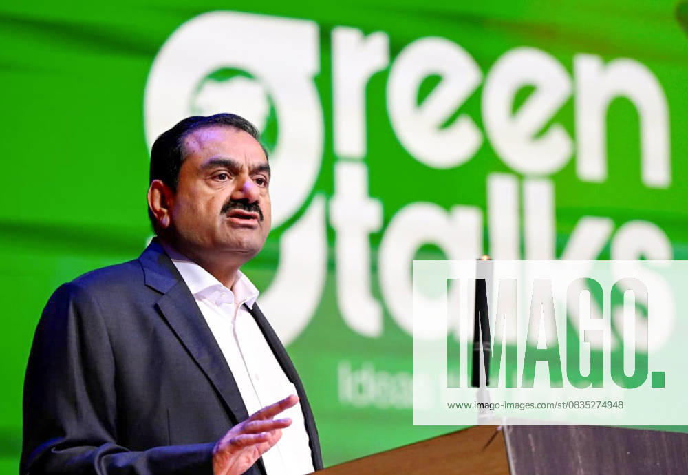 Adani Group hosts the fourth edition of Adani Green Talks in Ahmedabad Ahmedabad, Sep 25 (ANI): Adani Group Chairman Gautam Adani addresses the gathering during the fourth edition of Adani Green Talks, in Ahmedabad on Thursday. Ahmedabad Gujarat India