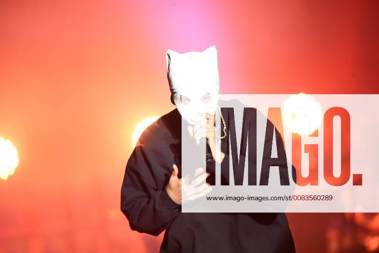 Kassel, Hessentag Korbach 2018 Rapper Cro mit seiner Pandamaske beim Hessentag in Korbach