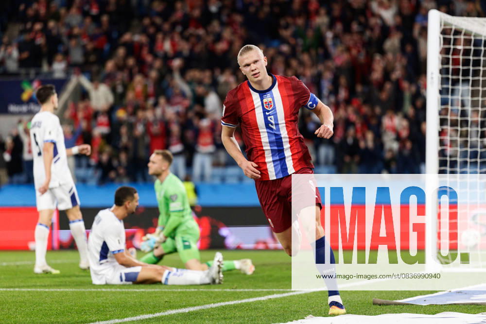 Football, World Cup qualification: Norway - Israel (5-0) Oslo 20251011. Norway s Erling Braut Haaland after the 2-0 goal during the World Cup qualifying match in football between Norway and Israel at Ullevaal Stadion. Photo: Jonas Been Henriksen NTB Oslo Norway ApghcsJaEzU Ref:_SPOApghcsJaEzU.jpg