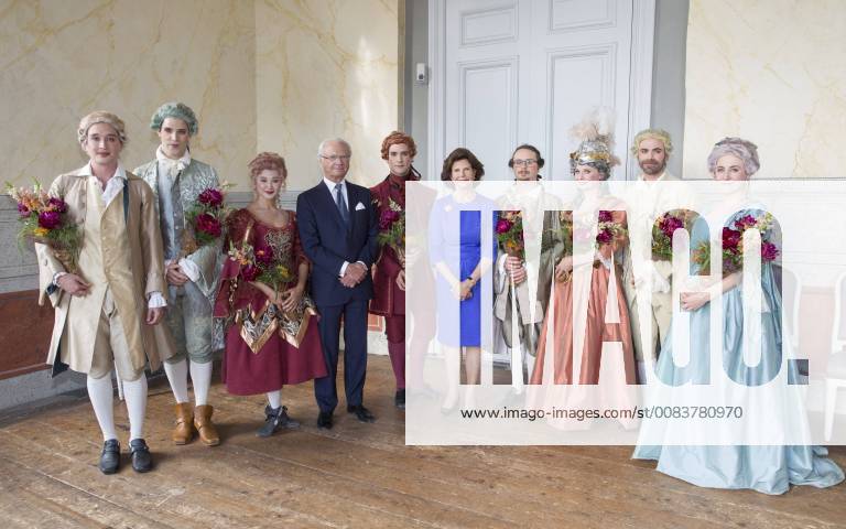 Friends of Drottningholm Theatre gathering, Drottningholm Palace Theatre, 2018-06-12 Carl Gustav de Suede;Silvia de Suede Stockholm Sweden 589084