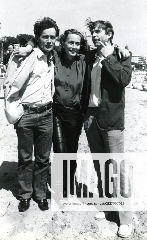 Martin Sheen, Brigitte Fossey et Sam Neill au Festival de Cannes. RECORD DATE NOT STATED