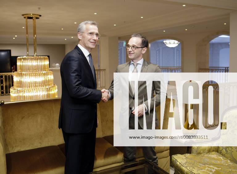 Bundesaussenminister Heiko Maas, SPD, trifft Nato Generalsekretaer Jens Stoltenberg in Berlin. 14.06.2018, Berlin Deutschland