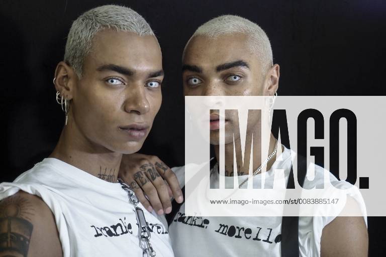 Milan fashion man spring summer 2019. Frankie Morello Backstage Make Up pictured: Model