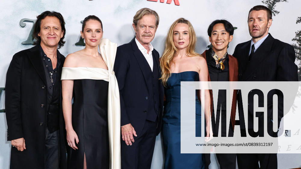 Los Angeles Premiere Of Netflix s Train Dreams HOLLYWOOD, LOS ANGELES, CALIFORNIA, USA - NOVEMBER 03: American film and television actor Clifton Collins Jr., English actress Felicity Jones, American actor and director William H. Macy, Irish actress Kerry Condon, American martial artist, actor, and stuntman Alfred Hsing and Australian actor, writer, director, and producer Joel Edgerton arrive at the Los Angeles Premiere Of Netflix s Train Dreams held at The Egyptian Theatre Hollywood on November 3, 2025 in Hollywood, Los Angeles, California, United States., Credit:Xavier Collin Avalon United States, California, Hollywood, The Egyptian Theatre Hollywood