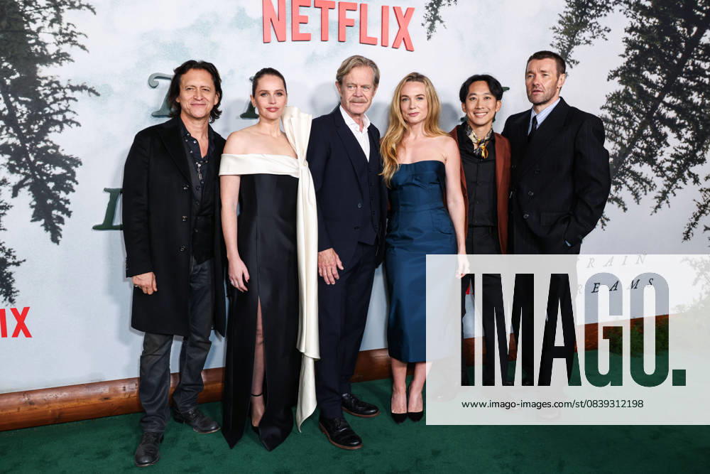Los Angeles Premiere Of Netflix s Train Dreams HOLLYWOOD, LOS ANGELES, CALIFORNIA, USA - NOVEMBER 03: American film and television actor Clifton Collins Jr., English actress Felicity Jones, American actor and director William H. Macy, Irish actress Kerry Condon, American martial artist, actor, and stuntman Alfred Hsing and Australian actor, writer, director, and producer Joel Edgerton arrive at the Los Angeles Premiere Of Netflix s Train Dreams held at The Egyptian Theatre Hollywood on November 3, 2025 in Hollywood, Los Angeles, California, United States., Credit:Xavier Collin Avalon United States, California, Hollywood, The Egyptian Theatre Hollywood