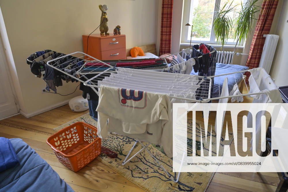 Wäscheständer, Trocknung in der Wohnung