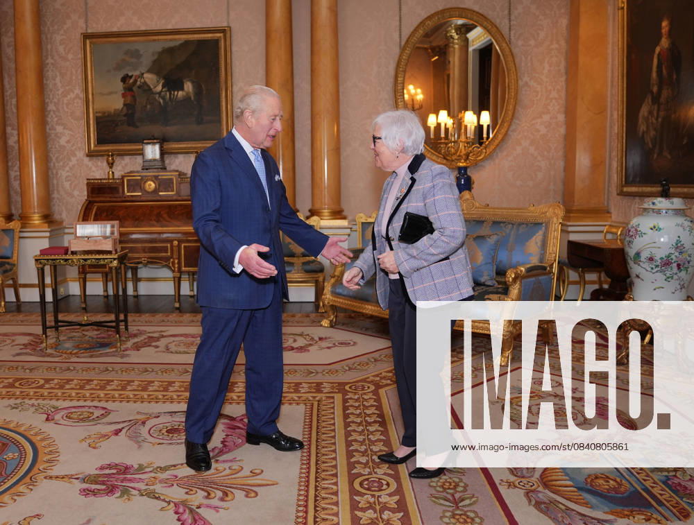 Audience at Buckingham Palace King Charles III during an audience with Louise Imbeault, Lieutenant-Governor of New Brunswick, at Buckingham Palace, London. Picture date: Wednesday November 19, 2025., Credit:Yui Mok Avalon UK, London