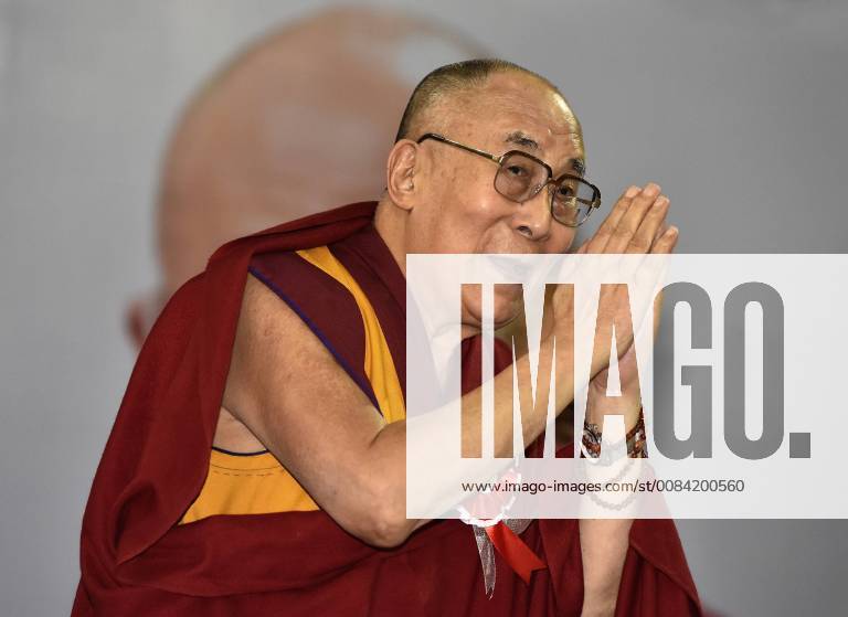 His Holiness Dalai Lama arrives for the inauguration of Happiness Curriculum of the Delhi government at Thyagraj Sports Complex on July 2, 2018 in New Delhi, India. The curriculum, with a focus on meditation and mental exercise, is designed with the aim to make students not only good humans who will spread happiness but also relaxed professionals who will not indulge in corruption. (Photo by Sonu Mehta Hindustan Times) Tibetan Spiritual Leader Dalai Lama And Delhi Chief Minister Arvind Kejriwal Launch Happiness Curriculum For Delhi Government Schools