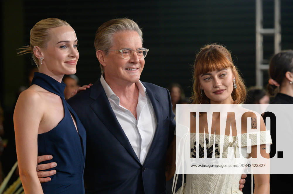 Fallout Premiere - Los Angeles, USA LOS ANGELES, USA. December 08, 2025: Annabel O Hagan, Kyle MacLachlan & Ella Purnell at the season 2 premiere of Fallout at the Academy Museum. Los Angeles CA USA