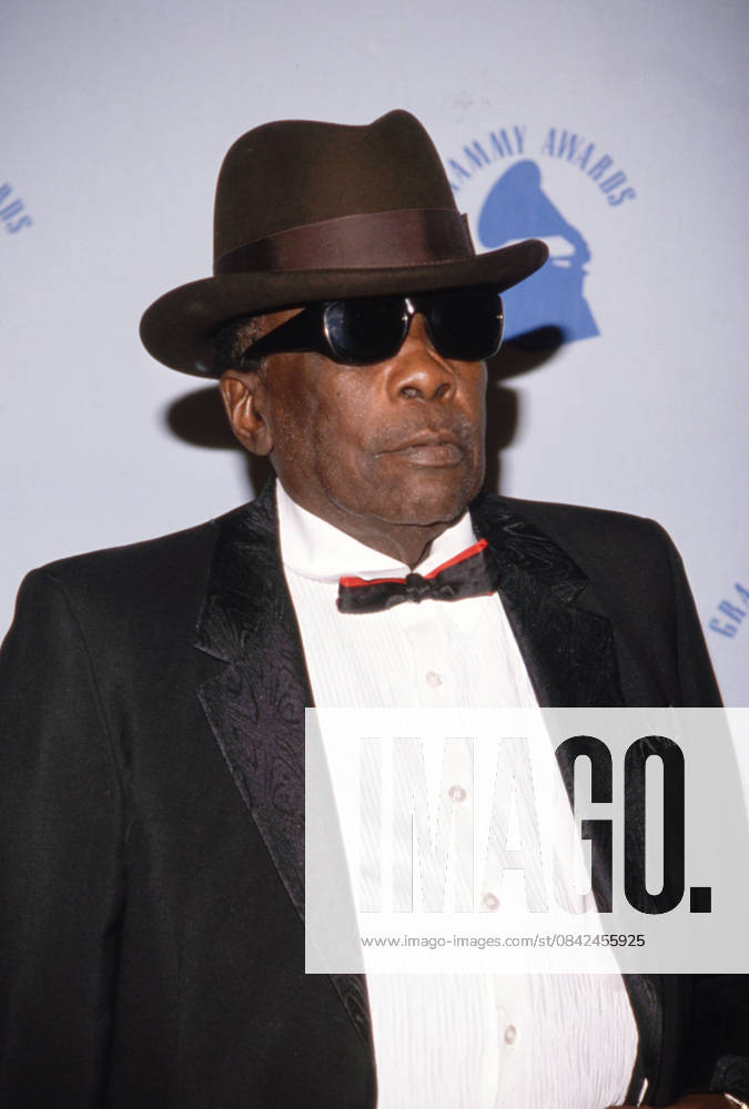John Lee Hooker at the 32nd Annual Grammy Awards, presented at Shrine Auditorium, Los Angeles. on February 21, 1990