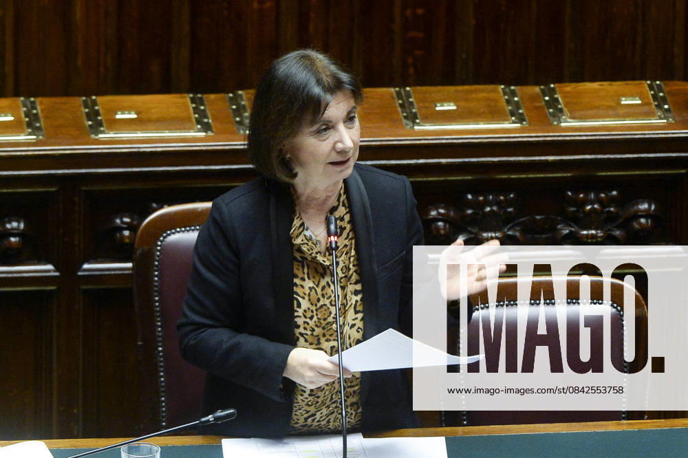 Italy, Rome, 10 December, 2025 - Chamber of Deputies during Question Time Italy, Rome, 10 December, 2025 : Eugenia Maria Roccella, Minister for Family, Birth and Equal Opportunities, participates in the Chamber of Deputies about Question Time , Credit:Stefano Carofei Avalon Italia, Roma