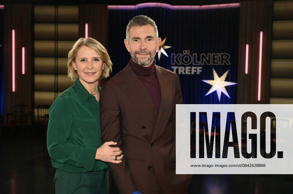 Die Moderatoren des Kölner Treff Susan Link und Micky Beisenherz in der WDR Talkshow Kölner Treff
