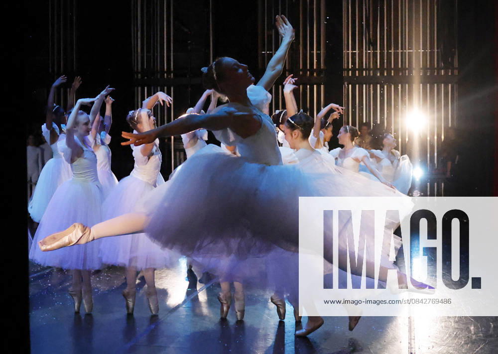 Dancers perform on stage at the Joffrey Ballet School performance of The Nutcracker at the LaGuardia Performing Arts Center on Sunday, December 14, 2025 in New York City. NYP20251214108 JohnxAngelillo