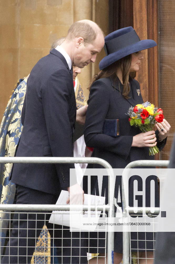 Commonwealth Day in London LONDON, UNITED KINGDOM - MARCH 12: The Duke and Duchess of Cambridge Catherine walks into the Dean s Yard in Westminster Abbey to attend a reception after celebrating Commonwealth Day in London on Monday March 12, 2018. London, City of Ingiltere. Editorial use only. Please get in touch for any other usage.