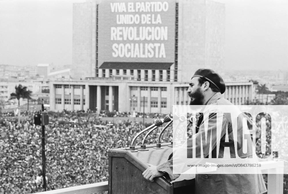 HAVANA, CUBA. January 1, 1964. Speech of Fidel Castro at the ceremonial meeting in Havana. TASS 31942230