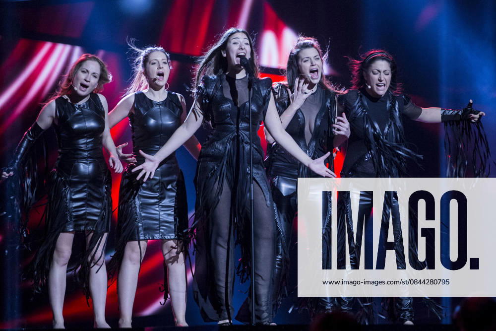 2016 Eurovision Song Contest Dress Rehearsal of the Grand Final STOCKHOLM, SWEDEN - MAY 13: Sanja Vucic of Serbia performs during the Second Dress Rehearsal of the Grand Final ahead of the 2016 Eurovision Song Contest in Stockholm, Sweden on May 13, 2016. Stockholms Lan Sweden. Editorial use only. Please get in touch for any other usage.