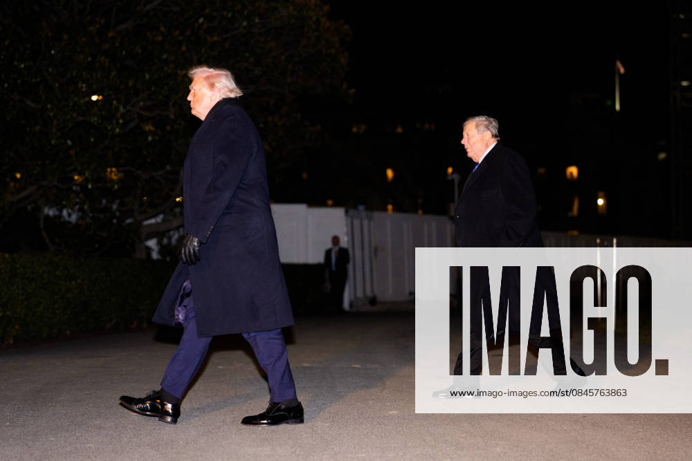 Donald Trump Returns to White House United States President Donald J Trump and Viktor Knavs, Melania Trump s father, arrive at the White House in Washington, DC, USA, on Tuesday, January 20, 2026. Credit: Aaron Schwartz Pool via CNP Washington District of Columbia United States