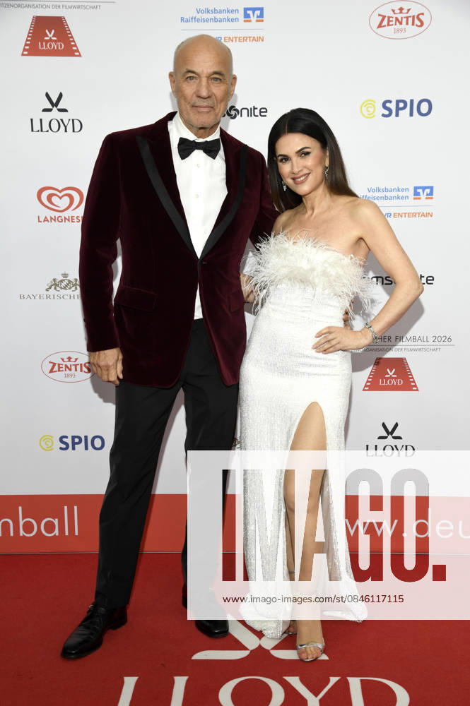 Heiner Lauterbach mit Ehefrau Viktoria Lauterbach beim 50. Deutschen Filmball 2026 im Hotel Bayerischer Hof. München