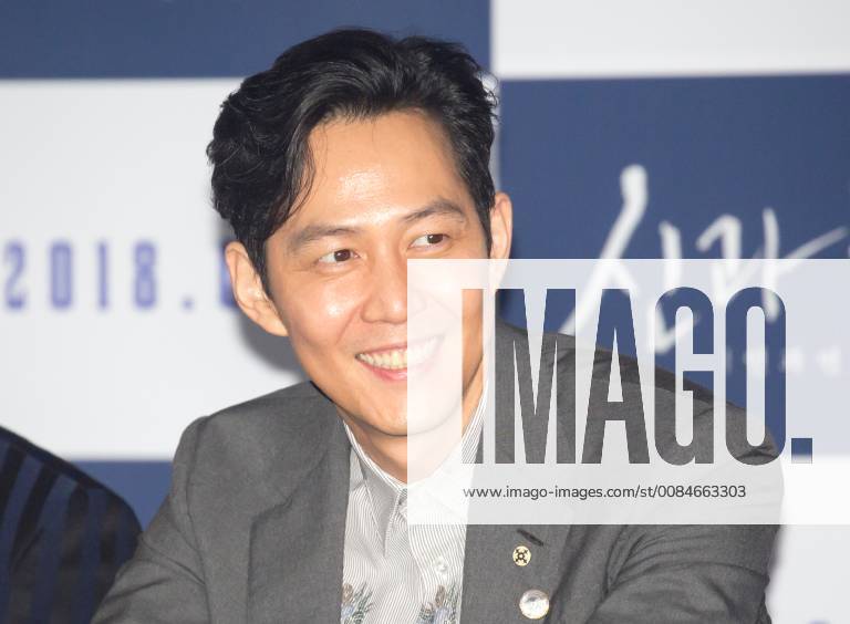 : South Korean actor Lee Jung-jae attends a press conference for his new film Along With the Gods: The Last 49 Days in Seoul, South Korea. The movie is a sequel to Along With the Gods: The Two Worlds . (82695040)