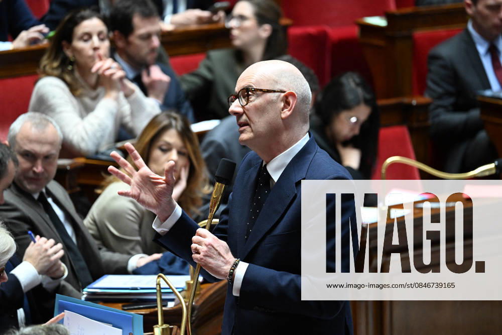 Session of Questions to the Government at the National Assembly - Paris French Minister of the Economy, Finance and Industrial, Energy and Digital Sovereignty Roland Lescure during a session of questions to the government at the National Assembly, France s Parliament lower house, in Paris, France on February 3, 2026. Photo by Tomas Stevens ABACAPRESS.COM Paris France