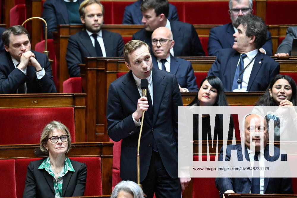 Session of Questions to the Government at the National Assembly - Paris Antoine Valentin, deputy, during a session of questions to the government at the National Assembly, France s Parliament lower house, in Paris, France on February 3, 2026. Photo by Tomas Stevens ABACAPRESS.COM Paris France