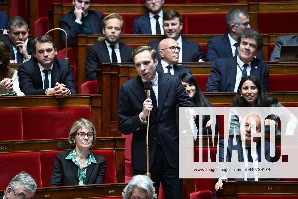 Session of Questions to the Government at the National Assembly - Paris Antoine Valentin, deputy, during a session of questions to the government at the National Assembly, France s Parliament lower house, in Paris, France on February 3, 2026. Photo by Tomas Stevens ABACAPRESS.COM Paris France