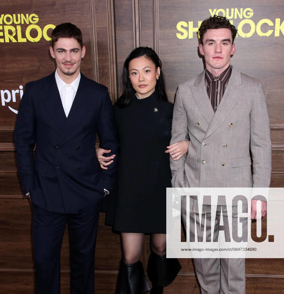 Young Sherlock New York Screening Hero Fiennes Tiffin, Zine Tseng and Donal Finn attending the Young Sherlock New York Screening held at the SVA Theater on February 9, 2026 in New York City, NY New York City SVA Theater NY USA