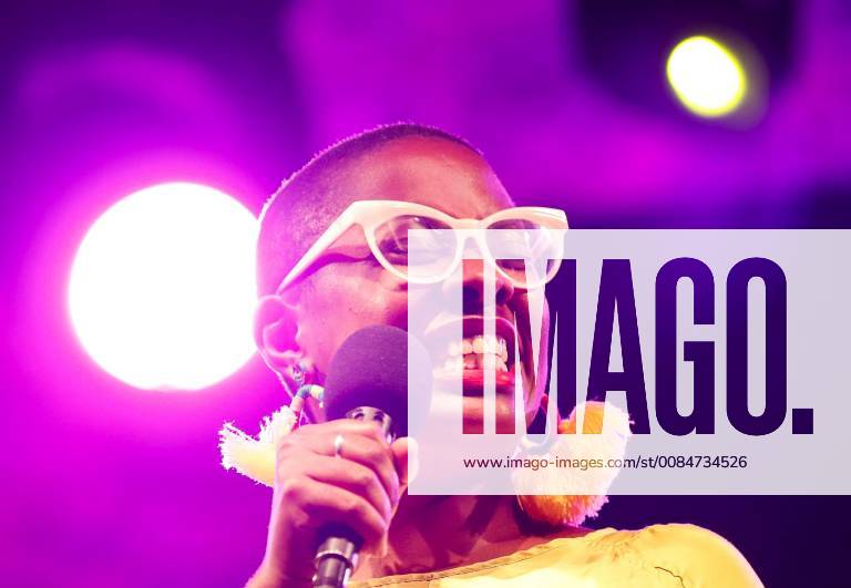 Cecile McLorin Salvant performs during the 53rd San Sebastian Jazz Festival, in San Sebastian, Basque Country, Spain, 27 July 2018. San Sebastian Jazz Festival !ACHTUNG: NUR REDAKTIONELLE NUTZUNG!