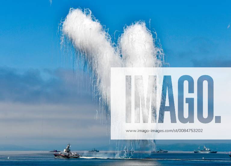 VLADIVOSTOK, RUSSIA – JULY 29, 2018: A naval parade marking Russian Navy Day. Yuri Smityuk TASS TS08B27F