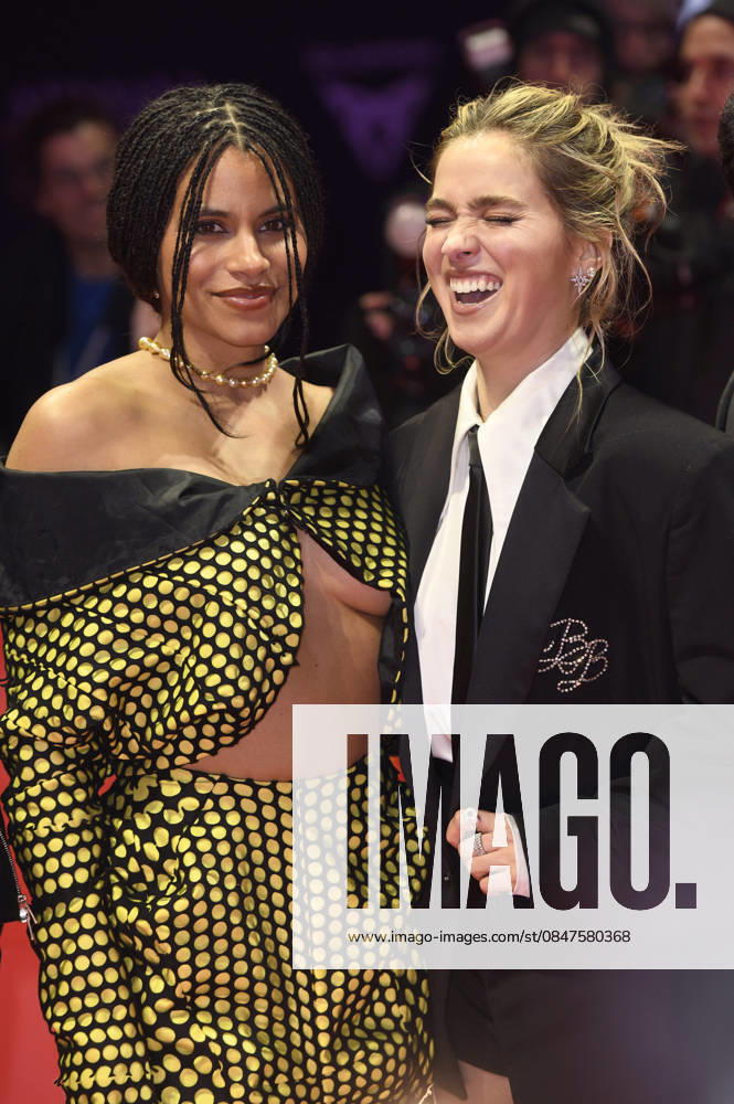 Zazie Beetz und Haley Lu Richardson beim Photocall zum Kinofilm Good Luck, Have Fun, Don t Die auf der Berlinale 2026 76. Internationale Filmfestspiele Berlin auf dem Red Carpet vom Berlinale Palast. Berlin