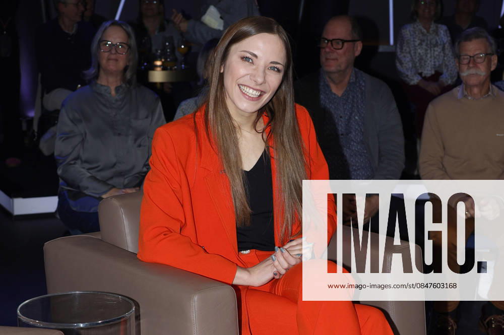 Carolin von der Groeben bei der Aufzeichnung der NDR Talk Show im NDR Fernsehstudio Lokstedt. Hamburg