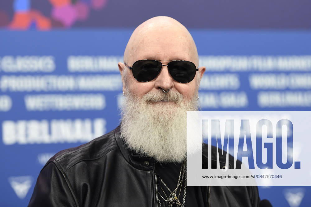 Rob Halford bei der Pressekonferenz zum Dokumentarfilm The Ballad of Judas Priest auf der Berlinale 2026 76. Internationale Filmfestspiele Berlin im Hotel Grand Hyatt. Berlin