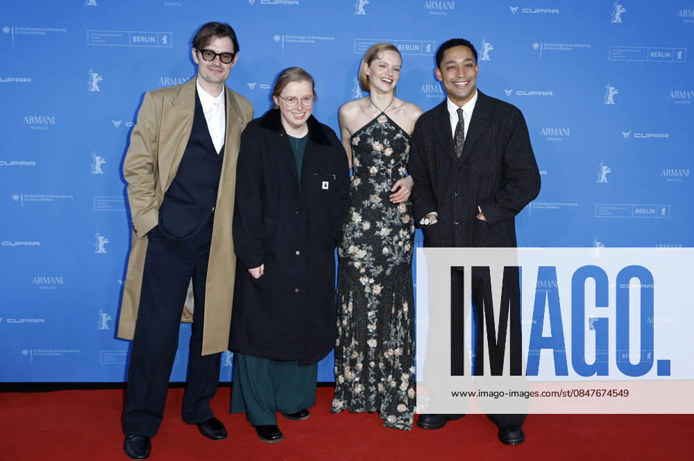 Sam Riley, Charlotte Regan, Emma Laird und Loyle Carner bei der Premiere der BBC-Serie Mint auf der Berlinale 2026 76. Internationale Filmfestspiele Berlin im Zoo Palast. Berlin