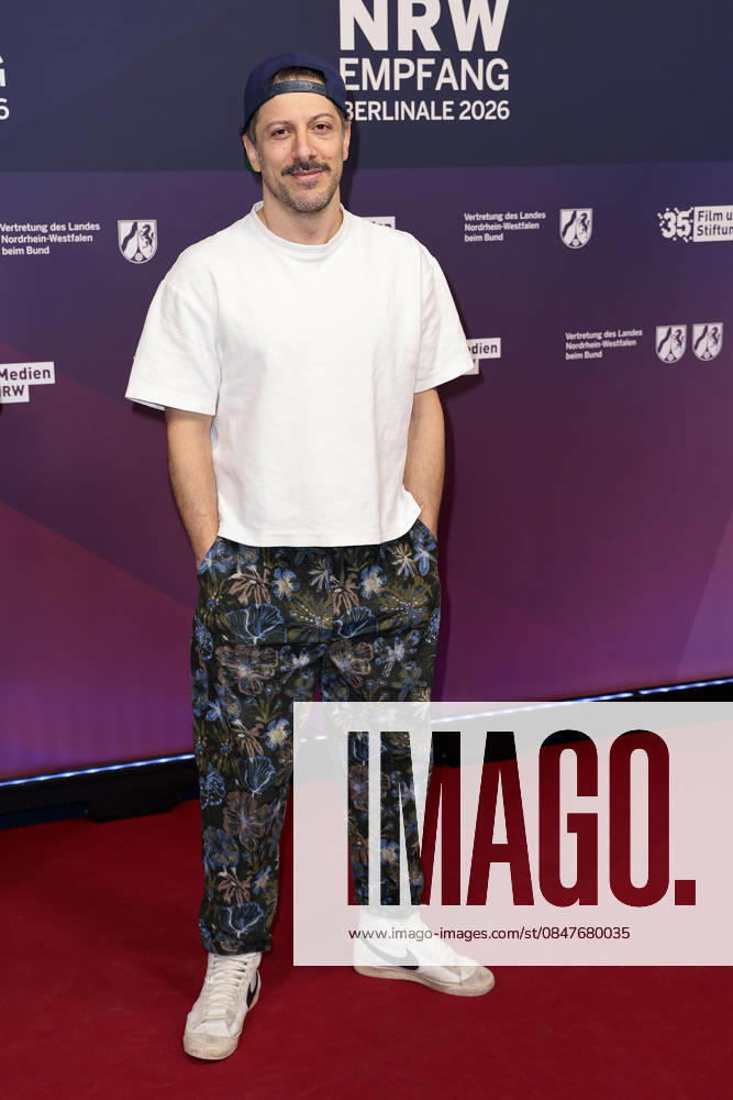 Fahri Yardim beim NRW Empfang am 15.02.2026 im Rahmen der 76. Berlinale in Berlin NRW Berlinale Empfang in Berlin