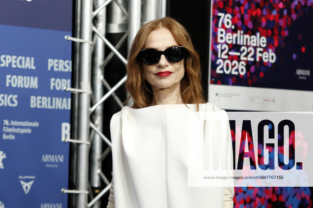 Isabelle Huppert bei der Pressekonferenz zum Kinofilm Die Blutgräfin The Blood Countess auf der Berlinale 2026 76. Internationale Filmfestspiele Berlin im Hotel Grand Hyatt. Berlin