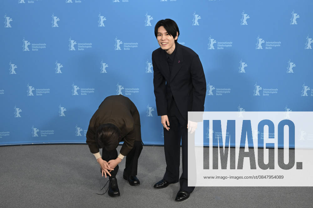 76th Berlin International Film Festival BERLIN, GERMANY - FEBRUARY 18: Actors Miyu Irino (L) and Riku Hagiwara (R) of A New Dawn pose for photographers during the 76th Berlinale in Berlin, Germany, on February 18, 2026. Halil Sagirkaya Anadolu Berlin Germany. Editorial use only. Please get in touch for any other usage.