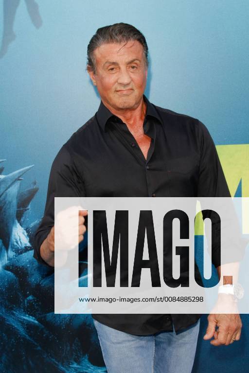 Sylvester Stallone at the Premiere of Warner Bros The Meg held at the TCL Chinese Theatre in Hollywood, CA