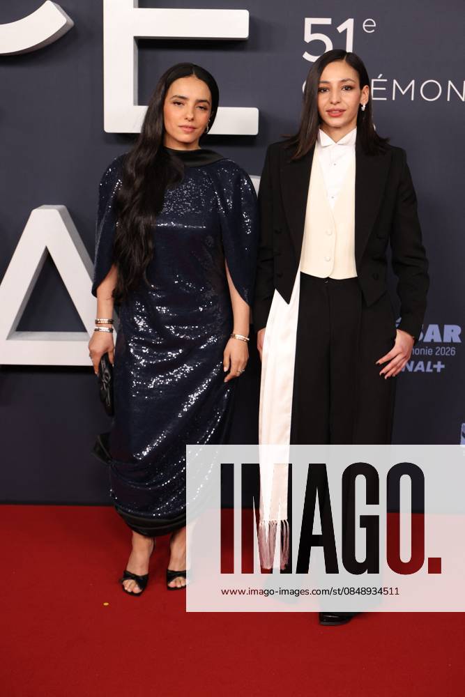 51st Cesar Ceremony - Arrivals JD 2 Hafsia Herzi and Nadia Melliti arrives at the 51st Cesar Film Awards held at l Olympia on February 26, 2026, in Paris, France. Photo by Jerome Domine ABACAPRESS.COM Paris France