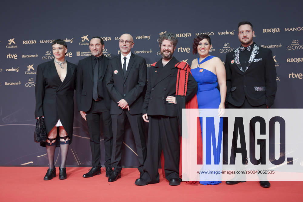 Red carpet of the Goya Awards 2026 The crew of the film Carmela poses on the red carpet of the 40th edition of the Goya Awards, at the Auditori del Centre de Convencions Internacionals, on February 28, 2026, in Barcelona, Cataluna Spain The awards are given annually by the Academy of Motion Picture Arts and Sciences of Spain AACCE with the aim of rewarding the best professionals in each of the various technical and creative specialties of Spanish cinema 28 FEBRUARY 2026 RED CARPET BARCELONA GOYA AWARDS CINEMA AWARDS Barcelona Catalunya Barcelona Catalunya Catalunya Spain