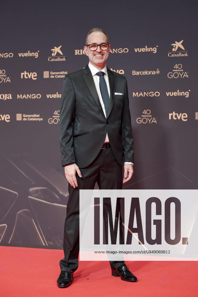Goya Awards 2026 red carpet Nominee Manuel Ruiz poses on the red carpet of the 40th edition of the Goya Awards, at the Auditori del Centre de Convencions Internacionals, on February 28, 2026, in Barcelona, Cataluna Spain The awards are given annually by the Academy of Motion Picture Arts and Sciences of Spain AACCE with the aim of rewarding the best professionals in each of the various technical and creative specialties of Spanish cinema 28 FEBRUARY 2026 Barcelona, Cataluna Barcelona, Cataluna Espana