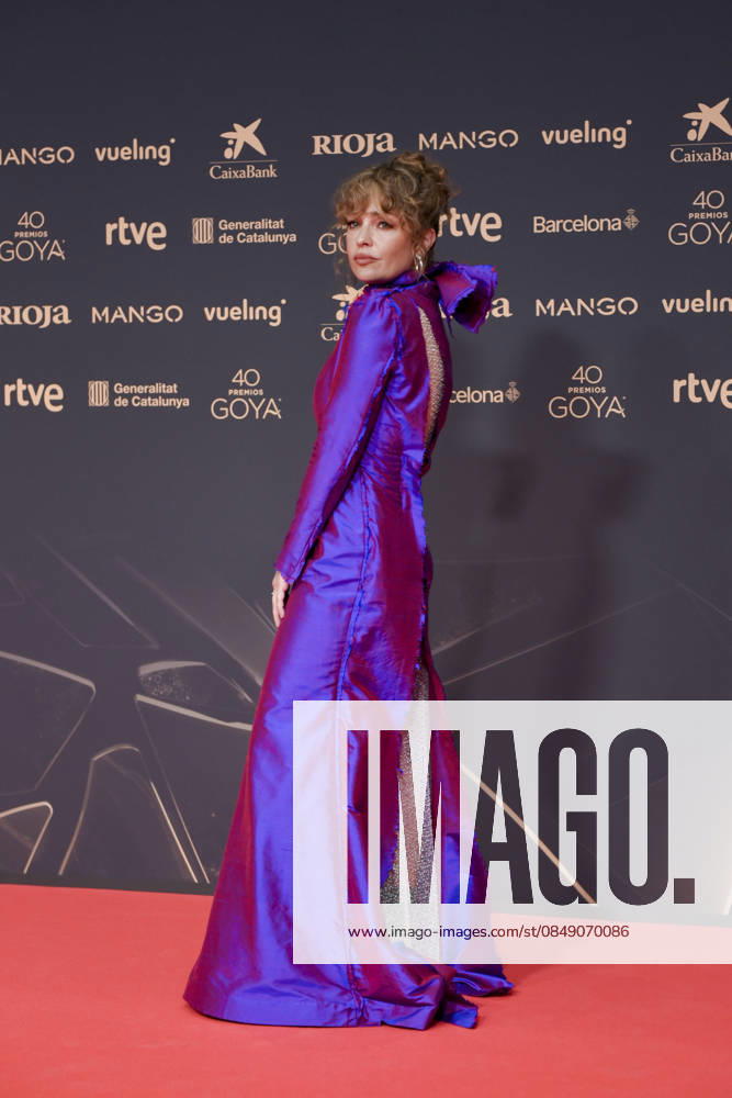 Red carpet of the Goya Awards 2026 Actress Dolores Fonzi poses on the red carpet of the 40th edition of the Goya Awards, at the Auditori del Centre de Convencions Internacionals, on February 28, 2026, in Barcelona, Cataluna Spain The awards are given annually by the Academy of Motion Picture Arts and Sciences of Spain AACCE with the aim of rewarding the best professionals in each of the various technical and creative specialties of Spanish cinema 28 FEBRUARY 2026 Barcelona, Cataluna Barcelona, Cataluna Espana