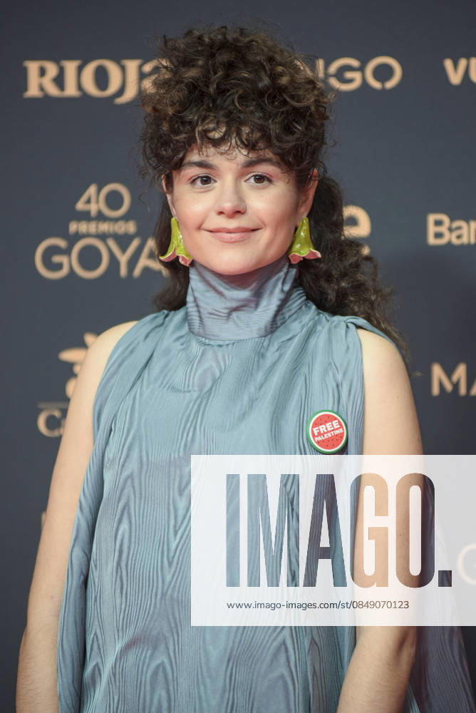 Red carpet of the Goya Awards 2026 Filmmaker and producer María Herrera poses on the red carpet of the 40th edition of the Goya Awards, at the Auditori del Centre de Convencions Internacionals, on February 28, 2026, in Barcelona, Cataluna Spain The awards are given annually by the Academy of Motion Picture Arts and Sciences of Spain AACCE with the aim of rewarding the best professionals in each of the various technical and creative specialties of Spanish cinema 28 FEBRUARY 2026 RED CARPET BARCELONA GOYA AWARDS CINEMA AWARDS Barcelona Catalunya Barcelona Catalunya Catalunya Spain