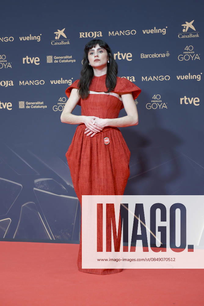 Goya Awards red carpet 2026 Actress and playwright Olivia Delcán poses on the red carpet of the 40th edition of the Goya Awards, at the Auditori del Centre de Convencions Internacionals, on February 28, 2026, in Barcelona, Cataluna Spain The awards are given annually by the Academy of Motion Picture Arts and Sciences of Spain AACCE with the aim of rewarding the best professionals in each of the various technical and creative specialties of Spanish cinema 28 FEBRUARY 2026 RED CARPET BARCELONA GOYA AWARDS CINEMA AWARDS Barcelona Catalunya Barcelona Catalunya Catalunya Spain