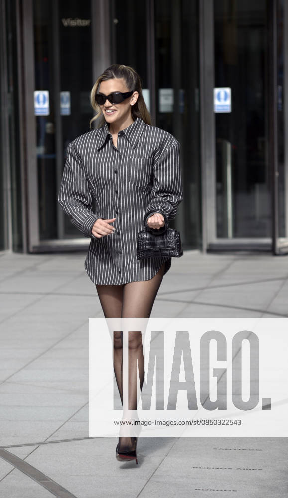 Pussycat dolls reunion bbc tv center London - 11 Mar 2026 Ashley Roberts of Pussycat dolls, spotted leaving bbc tv center after pre recording a secret interview to be broadcast tomorrow. London United Kingdom