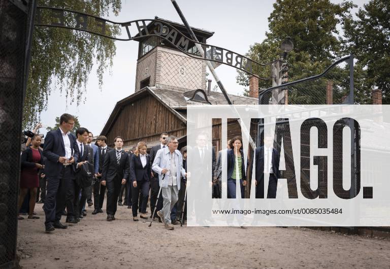 Bundesaussenminister Heiko Maas, SPD, besucht das ehemalige deutsche Konzentrations- und Vernichtungslager Auschwitz-Birkenau, Stammlager Auschwitz I in Brzezinka, 20.08.2018. Brzezinka Polen