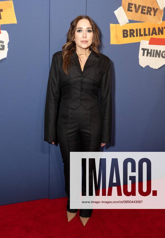 Jessica Vosk attends opening night for Every Brilliant Thing at Hudson Theatre in New York, NY on March 12, 2026. Bronx USA - ZUMAr339 20260312_znp_r339_062