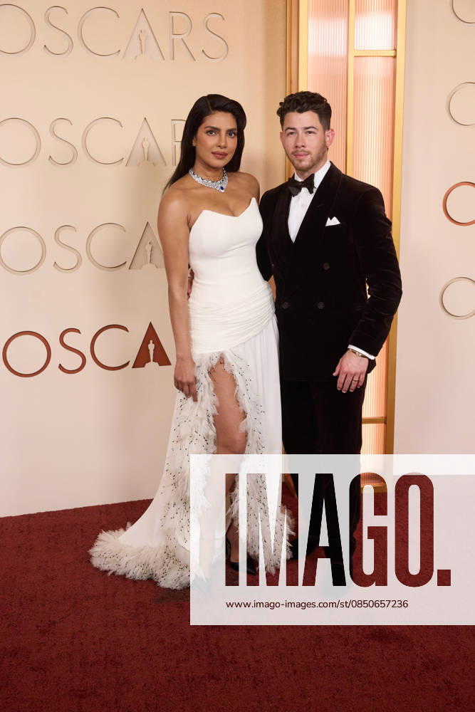 98th Oscars, Academy Awards Priyanka Chopra Jonas and Nick Jonas arrive on the red carpet of the 98th Oscars at the Dolby Theatre at Ovation Hollywood on Sunday, March 15, 2026., Credit:LCY Avalon United States of America, CA, Hollywood, Dolby Theater